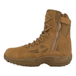 Reebok Boots: Men's RB8850 Tan Coyote Stealth EH Composite Toe Military Boot -Work Shoes Store reebok rb8850 rb885 rapid response rb 04