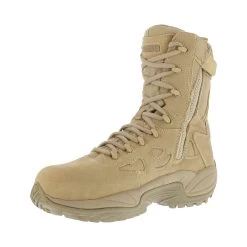 Reebok Boots: Men's Tan RB8895 Rapid Response Non Metallic Military Boots -Work Shoes Store reebok rb8895 rapid response rb 03 1