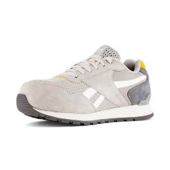 Reebok Shoes: Women's RB980 Grey Orange Composite Toe SD10 Classic Work Sneaker -Work Shoes Store reebok rb980 harman work 03edit