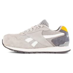 Reebok Shoes: Women's RB980 Grey Orange Composite Toe SD10 Classic Work Sneaker -Work Shoes Store reebok rb980 harman work 04edit