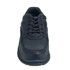 Rockport Works Shoes: Mens' RK6761 World Tour Black Leather Steel Toe Oxford Shoe -Work Shoes Store rk6761st worksf 01