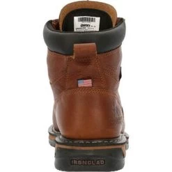 Rocky Boots: Men's RKK0362 Brown Ironclad USA Made Steel Toe Met Guard Waterproof Work Boot -Work Shoes Store rkk0362 4 large