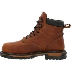 Rocky Boots: Men's RKK0362 Brown Ironclad USA Made Steel Toe Met Guard Waterproof Work Boot -Work Shoes Store rkk0362 5 large
