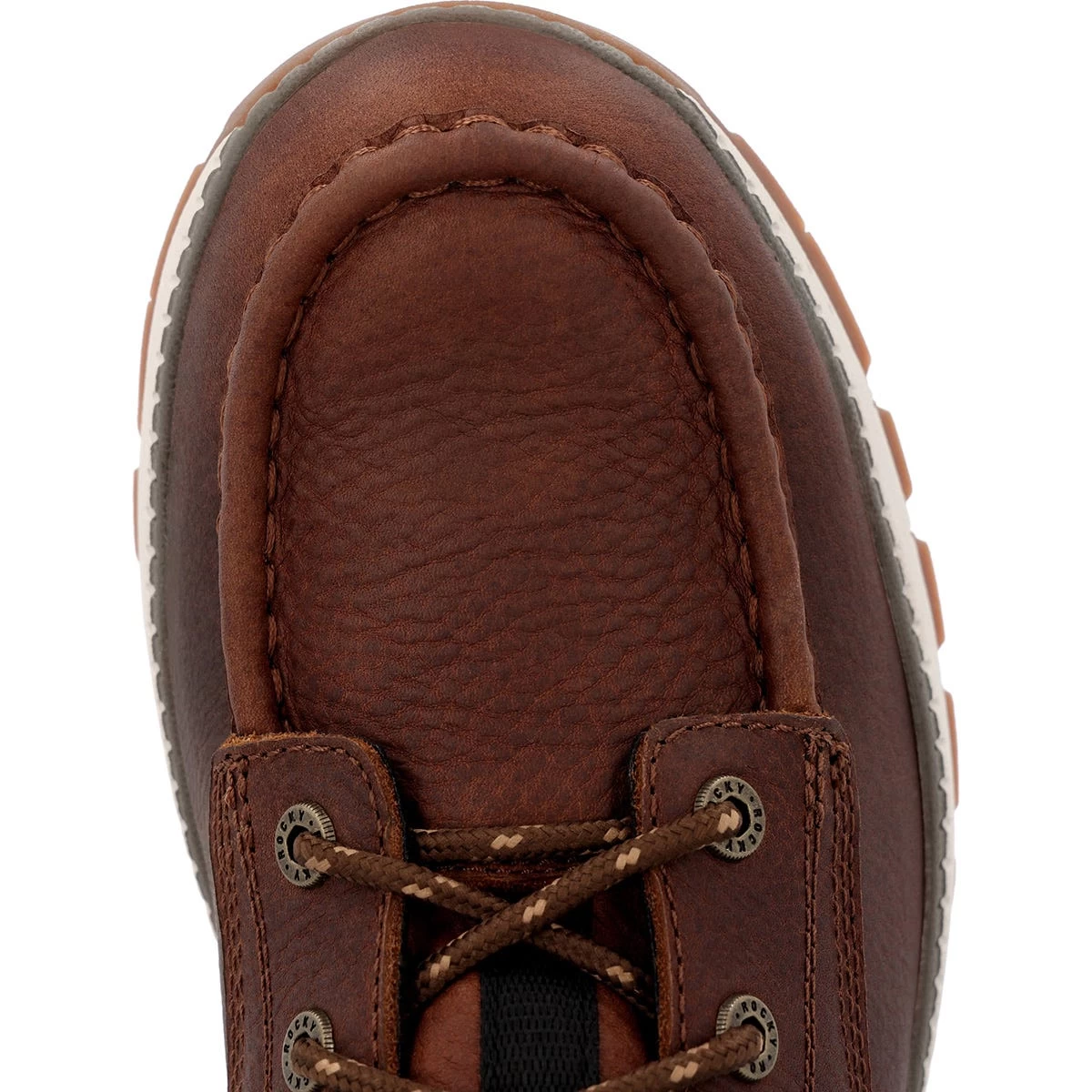 Rocky Boots: Men's RKK0434 Tobacco Soft Toe 6" Rebound Wedge Waterproof Work Boot 6 Rocky Boots: Men's RKK0434 Tobacco Soft Toe 6" Rebound Wedge Waterproof Work Boot - Image 4