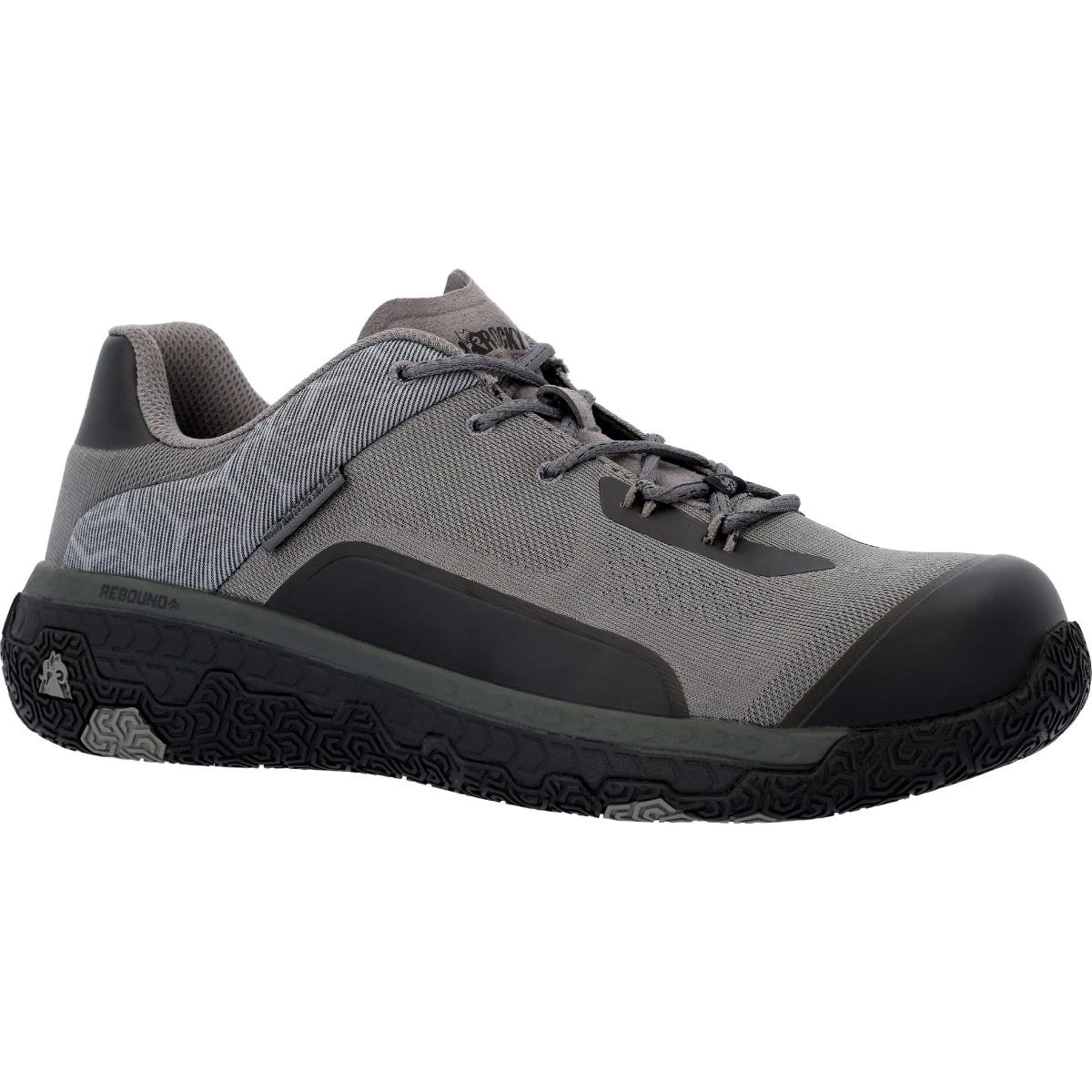 Rocky Shoes: Men's RKK0436 Black Charcoal Grey Composite Toe Rebound SR Sport Work Shoe 3 Rocky Shoes: Men's RKK0436 Black Charcoal Grey Composite Toe Rebound SR Sport Work Shoe