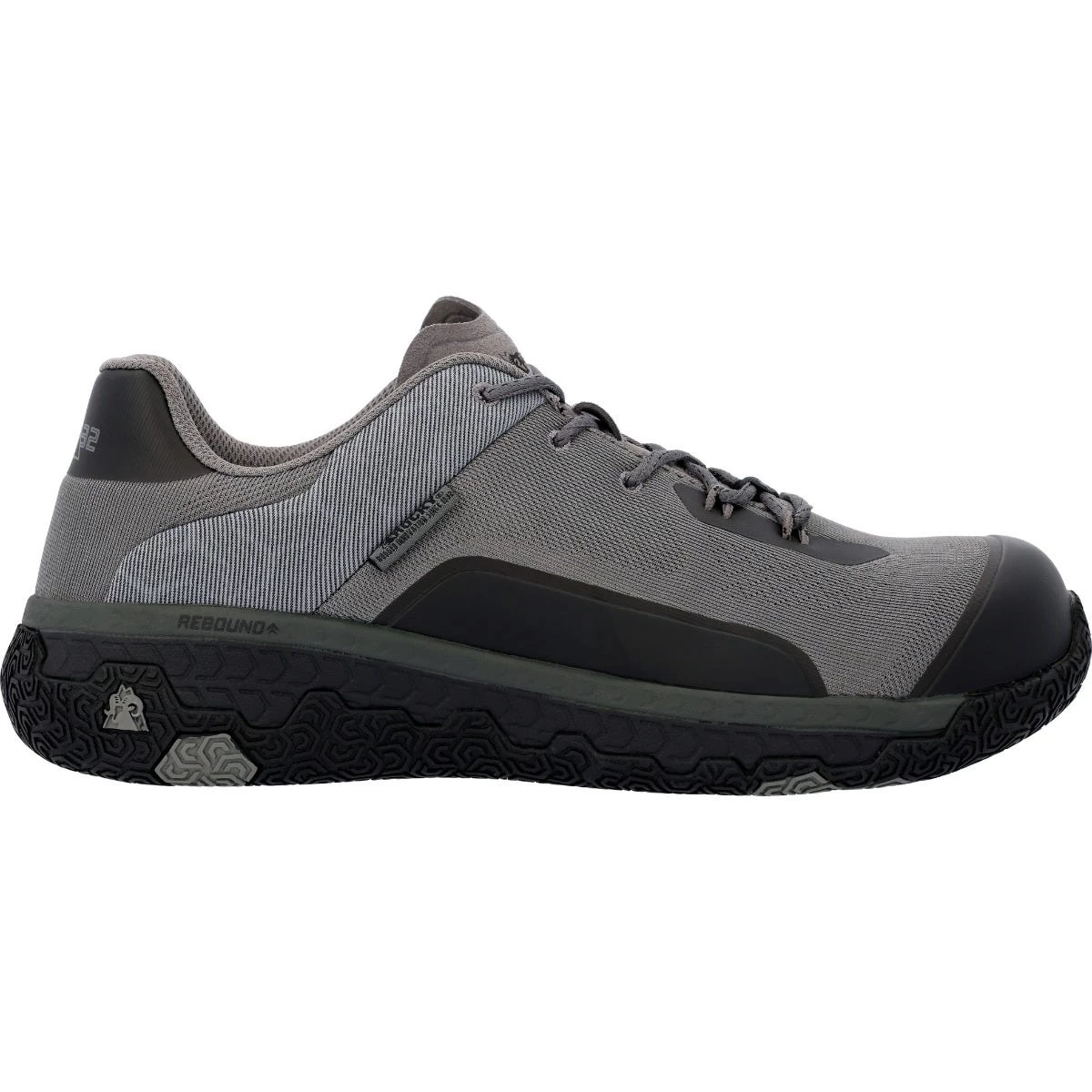 Rocky Shoes: Men's RKK0436 Black Charcoal Grey Composite Toe Rebound SR Sport Work Shoe 4 Rocky Shoes: Men's RKK0436 Black Charcoal Grey Composite Toe Rebound SR Sport Work Shoe - Image 2