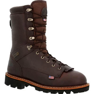 Rocky Boots: Men's RKS0548 Brown Elk Stalker 400G Insulated Waterproof Soft Toe Outdoor Work Boot 3 Rocky Boots: Men's RKS0548 Brown Elk Stalker 400G Insulated Waterproof Soft Toe Outdoor Work Boot