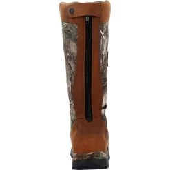 Rocky Boots: Men's RKS0616 Camo Brown Soft Toe Lynx 16" Waterproof Snake Boot -Work Shoes Store rks0616 back