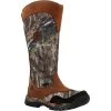 Rocky Boots: Men's RKS0617 Camo Brown Soft Toe Lynx 16" Waterproof Snake Pull On Boot -Work Shoes Store rks0617