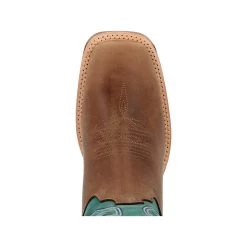 Rocky Boots: Men's RKW0406 Teal Soft Toe 12" Tall Oaks Western Pull On Boot -Work Shoes Store rkw0406 2edit