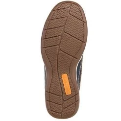 Rockport Works Shoes: Women's RK670 Steel Toe Navy ESD Boat Shoes -Work Shoes Store rockport rk670 s 01