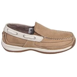 Rockport Works Shoes: Women's RK673 Tan Steel Toe ESD Slip-On Boat Shoes 12 Rockport Works Shoes: Women's RK673 Tan Steel Toe ESD Slip-On Boat Shoes -Work Shoes Store rockport rk673 o 01