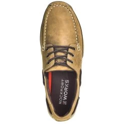 Rockport Works RK6734 Men's Internal Met Guard Steel Toe Boat Shoes -Work Shoes Store rockport rk6734 t 01