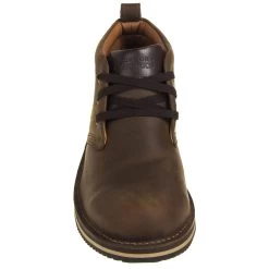 Rockport Works Shoes: Men's RK2801 Brown Prestige Point Steel Toe Chukka -Work Shoes Store rockport rk2801 f 001