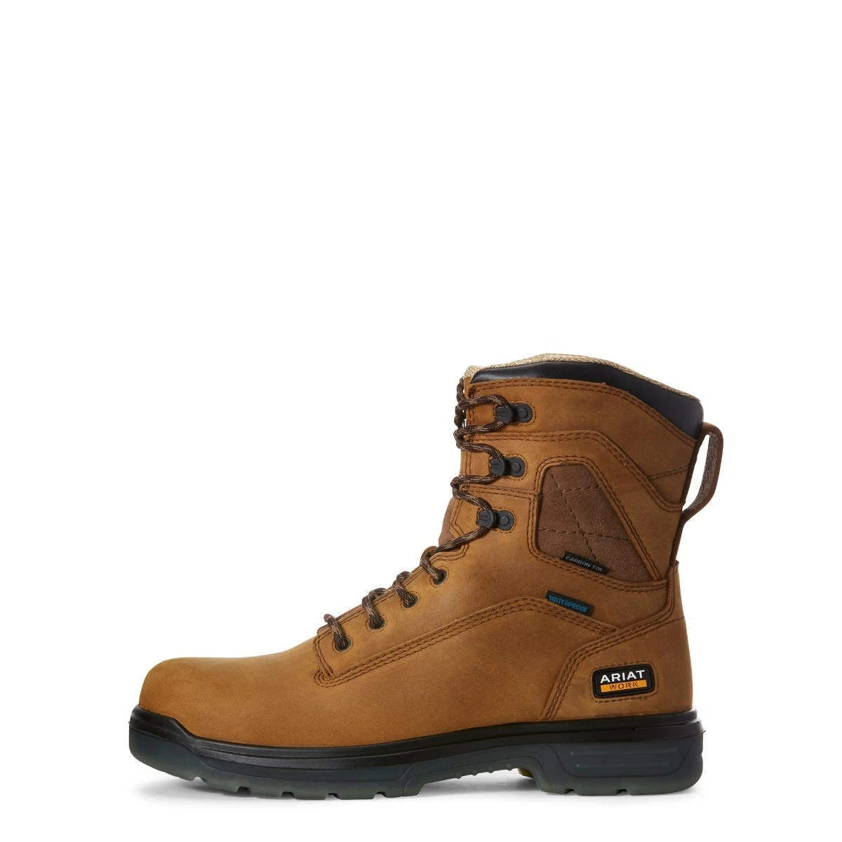 Ariat Boots: Men's 10027326 Aged Bark 8" Turbo Waterproof Carbon Toe Work Boot 5 Ariat Boots: Men's 10027326 Aged Bark 8" Turbo Waterproof Carbon Toe Work Boot - Image 3