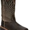 Justin Boots: Men's SE4833 Brown Composite Square Toe Derrickman Cowboy Work Boot