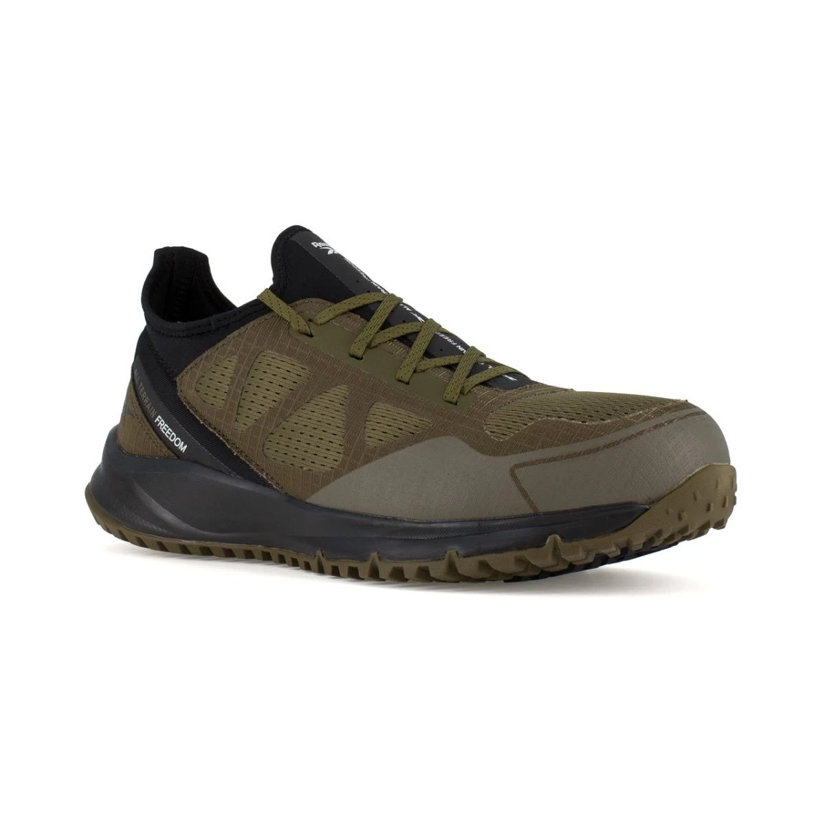 Reebok Shoes: Men's RB4092 Green Steel Toe All Terrain Work Oxfords 3 Reebok Shoes: Men's RB4092 Green Steel Toe All Terrain Work Oxfords