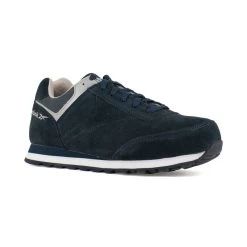 Reebok Shoes: Women's Navy RB195 Leelap Retro Jogger Oxford EH Steel Toe Shoes