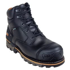 Timberland PRO Boots: Men's Black TB0A1FZP 001 6 Inch Boondock CT Work Boots -Work Shoes Store tb0a1fzp001 1