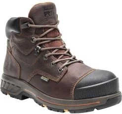 Timberland Pro Boots: Men's A1VXG Brown Helix HD Composite Toe Met Guard Work Boot