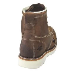 Thorogood Boots: Men's 804-4375 Brown 6-Inch USA-Made Moc EH Steel Toe Work Boots