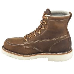 Thorogood Boots: Men's 804-4375 Brown 6-Inch USA-Made Moc EH Steel Toe Work Boots -Work Shoes Store thorogood 804 4375 i 01