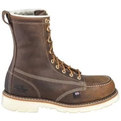 Thorogood Boots: Men's Steel Toe 804-4378 EH USA-Made Brown Work Boots -Work Shoes Store thorogood 804 4378 o 01 1
