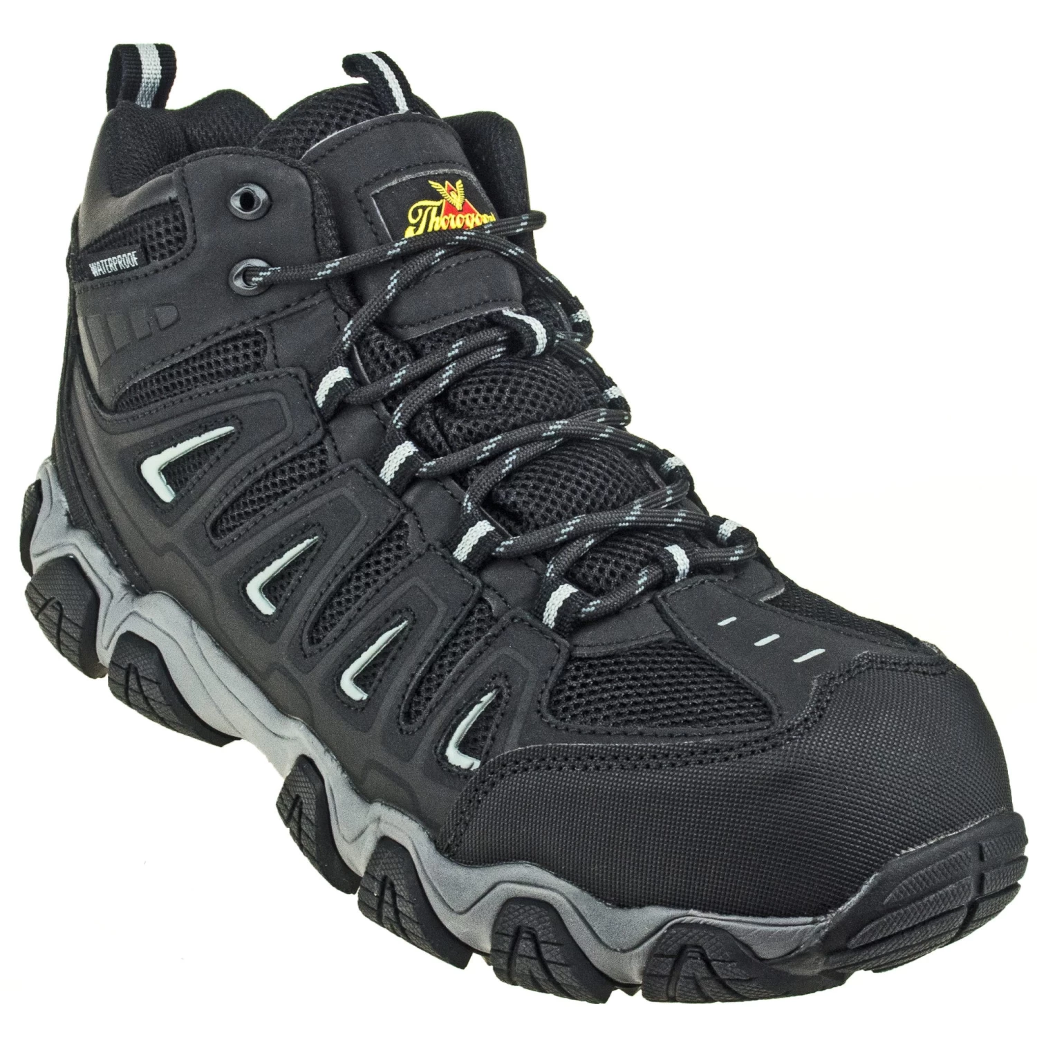 Thorogood Boots: Men's Black Mid Hiker 804 6292 Composite Toe Boots 7 Thorogood Boots: Men's Black Mid Hiker 804 6292 Composite Toe Boots - Image 5