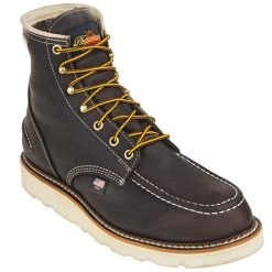 Thorogood Boots: Men's 804-3600 American Heritage Steel Toe Work Boots -Work Shoes Store thorogood 814 3600 p 01