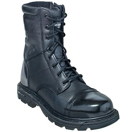 Thorogood Men's 834-6888 Black 8 Inch Uniform Side Zip Jump Boots 5 Thorogood Men's 834-6888 Black 8 Inch Uniform Side Zip Jump Boots - Image 3