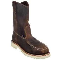 Thorogood Boots: Men's Ranch Moc Toe 804 3311 Steel Toe Wellington Boots -Work Shoes Store thorogood 804 3311 1