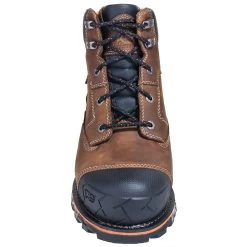 Timberland PRO Boots: Men's Brown 92673 Boondock 6" EH Waterproof Boots -Work Shoes Store timberland 92673 f 01