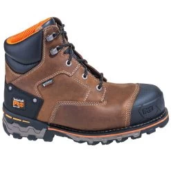 Timberland PRO Boots: Men's Brown 92673 Boondock 6" EH Waterproof Boots -Work Shoes Store timberland 92673 o 01
