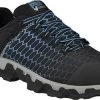 Timberland Pro Shoes: Men's A1HRU Black Blue PowerTrain Sport ESD Alloy Toe Athletic Work Shoes -Work Shoes Store timberland a1hru l
