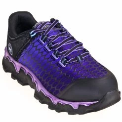 Timberland PRO Shoes: Women's A1H1S 001 Alloy Toe ESD Athletic Purple Powertrain Sport Work Shoes -Work Shoes Store timberland tb0a1h1s001 p 01