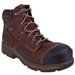 Timberland PRO Boots: Men's TB0A1I4H 214 Helix HD Brown 6-Inch Composite Toe Boots -Work Shoes Store timberland tb0a1i4h214 p 01