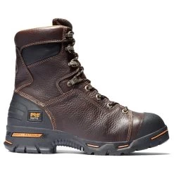 Timberland PRO Boots: Men's Endurance PR 52561 Brown 8" Steel Toe Work Boots -Work Shoes Store tmb pro 52561