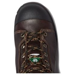 Timberland PRO Boots: Men's Endurance PR 52561 Brown 8" Steel Toe Work Boots -Work Shoes Store tmb pro 52561 top