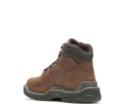 Wolverine Boots: Men's W211165 Brown Composite Toe 6" Raider Waterproof Met-Guard Work Boot -Work Shoes Store trdytfuygiuhoijp