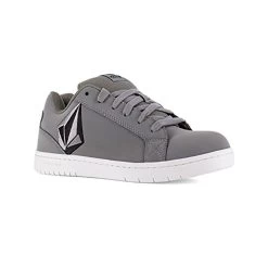 Volcom Shoes: Men's VM30468 Grey Black Composite Toe Stone EH Skate Work Shoe