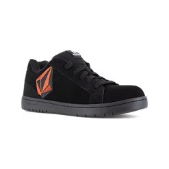 Volcom Shoes: Men's VM30471 Black Red Composite Toe SD10 Slip Resistant Skate Work Shoe