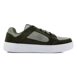 Volcom Shoes: Men's VM30231 Olive Grey Composite Toe Evolve Slip Resistant Skate Inspired Work Shoe -Work Shoes Store volcom vm30231 evolve 01