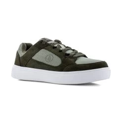 Volcom Shoes: Men's VM30231 Olive Grey Composite Toe Evolve Slip Resistant Skate Inspired Work Shoe