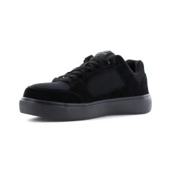 Volcom Shoes: Women's VM30232F Triple Black Composite Toe EH Slip Resistant Evolve Skate Inspired Work Shoe -Work Shoes Store volcom vm30232 vm30232f evolve 03