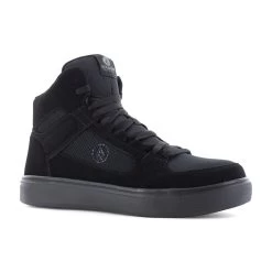 Volcom Shoes: Women's VM30244F Triple Black Composite Toe Evolve Slip Resistant Skate Inspired Work High Top