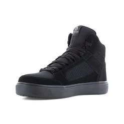 Volcom Shoes: Women's VM30244F Triple Black Composite Toe Evolve Slip Resistant Skate Inspired Work High Top -Work Shoes Store volcom vm30244 vm30244f evolve 03 1