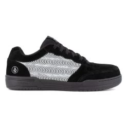 Volcom Shoes: Men's VM30361 Black Tower Grey Composite Toe Hybrid Slip Resistant Skate Inspired Work Shoe -Work Shoes Store volcom vm30361 vm30361f hybrid 01