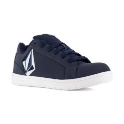 Volcom Shoes: Women's VM30486F Navy Celestial Blue Composite Toe Stone Skate Inspired Work Shoe
