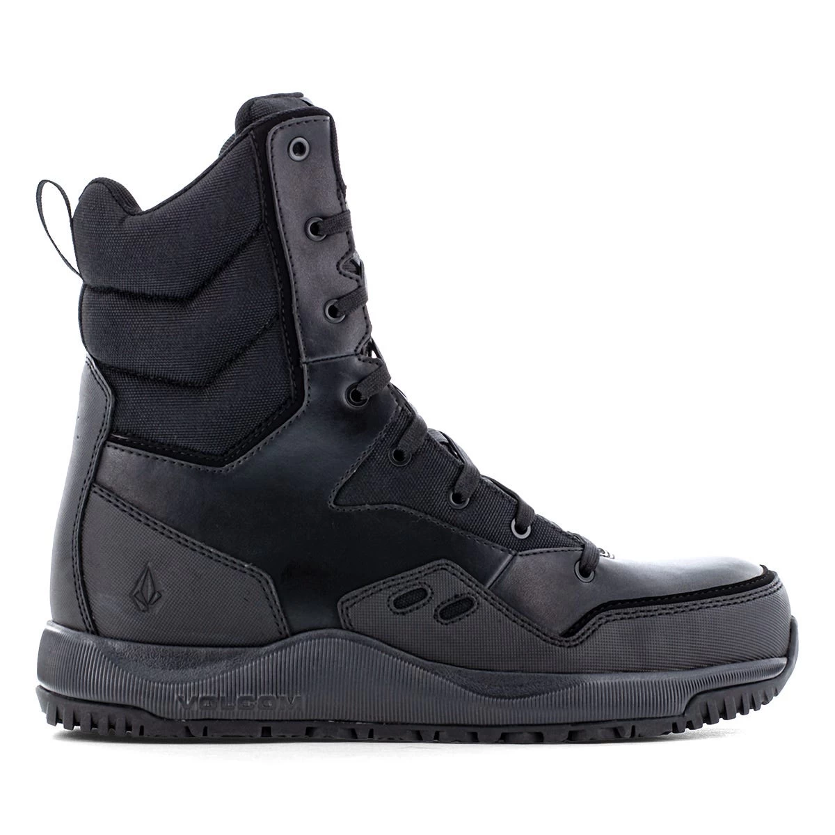 Volcom Boots: Men's VM30704 Black Composite Toe Street Shield Skate-Inspired 8" Tactical Side Zipper Boot 6 Volcom Boots: Men's VM30704 Black Composite Toe Street Shield Skate-Inspired 8" Tactical Side Zipper Boot - Image 4