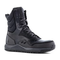 Volcom Boots: Men's VM30704 Black Composite Toe Street Shield Skate-Inspired 8" Tactical Side Zipper Boot